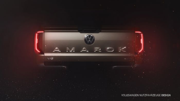 Αυτή είναι η πίσω όψη του νέας γενιάς VW Amarok, το οποίο σύντομα θα αποκαλυφθεί πλήρως.