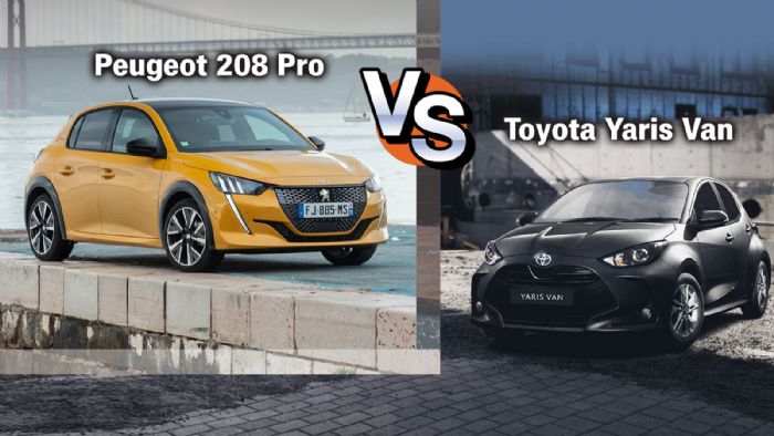 Που υπερτερεί και που χάνει το Peugeot 208 Pro απέναντι στο νέο Toyota Yaris Van; 