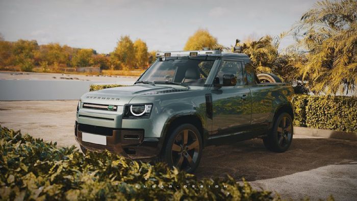Η Land Rover διαθέτει ήδη ένα πραγματικό επαγγελματικό όχημα, το Defender Hard Top.