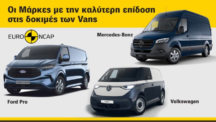 Ποιες εταιρείες προσφέρουν τα ασφαλέστερα Vans;  