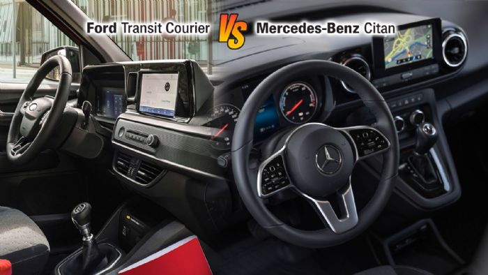 Ford Transit Courier ή Mercedes-Benz Citan; Πoιο συμφέρει περισσότερο με leasing;  