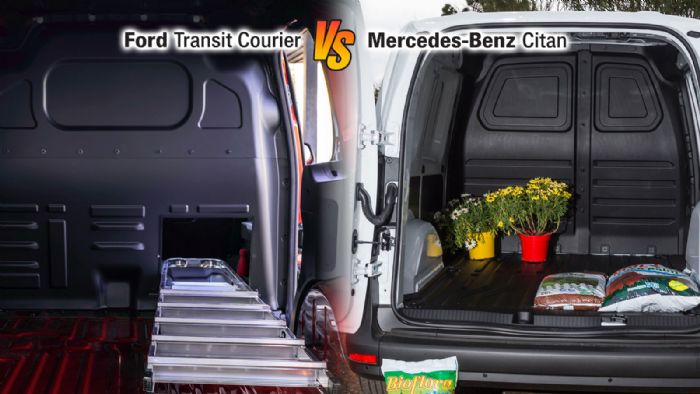 Ford Transit Courier ή Mercedes-Benz Citan; Πoιο συμφέρει περισσότερο με leasing;  