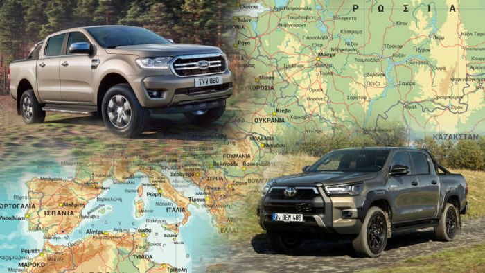 Με μεγάλη διαφορά από τα επόμενα, προηγούνται στον εμπορικό στίβο της Ευρώπης τα Ford Ranger (1ο) και Toyota Hilux (2ο). Με μεγάλη διαφορά από τα επόμενα, προηγούνται στον εμπορικό στίβο της Ευρώπης τα Ford Ranger (1ο) και Toyota Hilux (2ο).