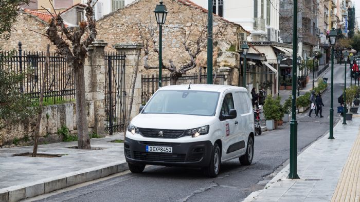 Αθόρυβο και δίχως να εκπέμπει ρύπους, το Peugeot e-Partner είναι ιδανικό για τα αστικά logistics.