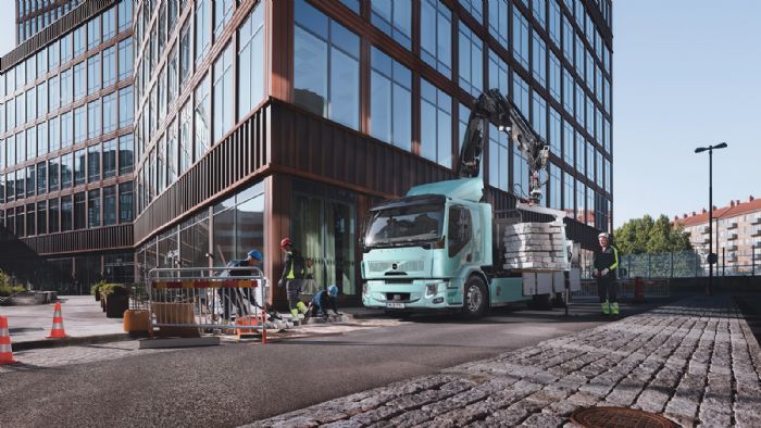 Το νέο Volvo FE Electric προσφέρεται με μεικτό βάρος έως και 27t. 