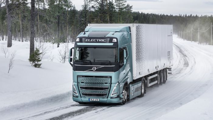 Αυτονομία 345 χλμ. σε πραγματικές συνθήκες εργασίας εμφάνισε το επερχόμενο, ηλεκτρικό Volvo FH Electric.