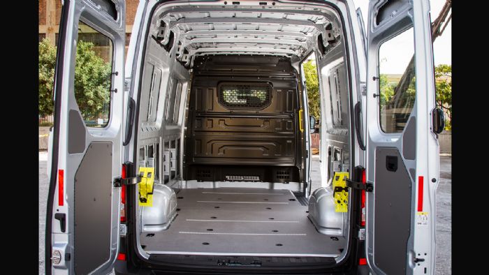 Το VW Crafter προσφέρει χώρο φόρτωσης με όγκο από 9,9 – 18,4 κ.μ.! 