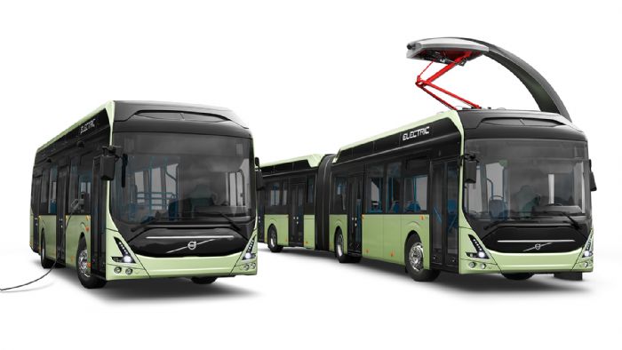 Το ηλεκτρικό δίδυμο της Volvo Buses.