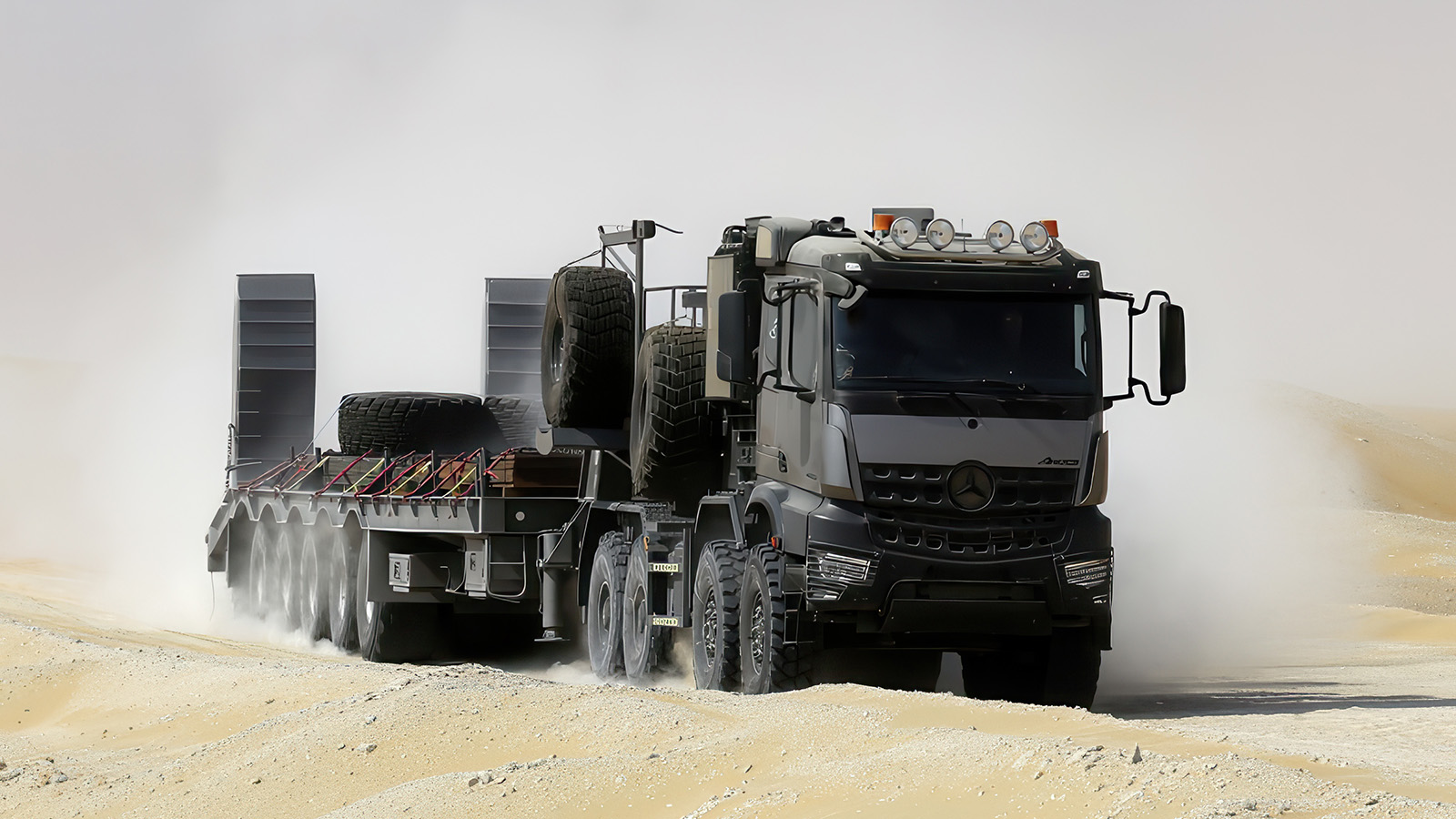 Η Daimler Truck παρουσίασε τα Arocs & Zetros στο Ριάντ! Η Daimler Truck παρουσίασε τα Arocs & Zetros στο Ριάντ!