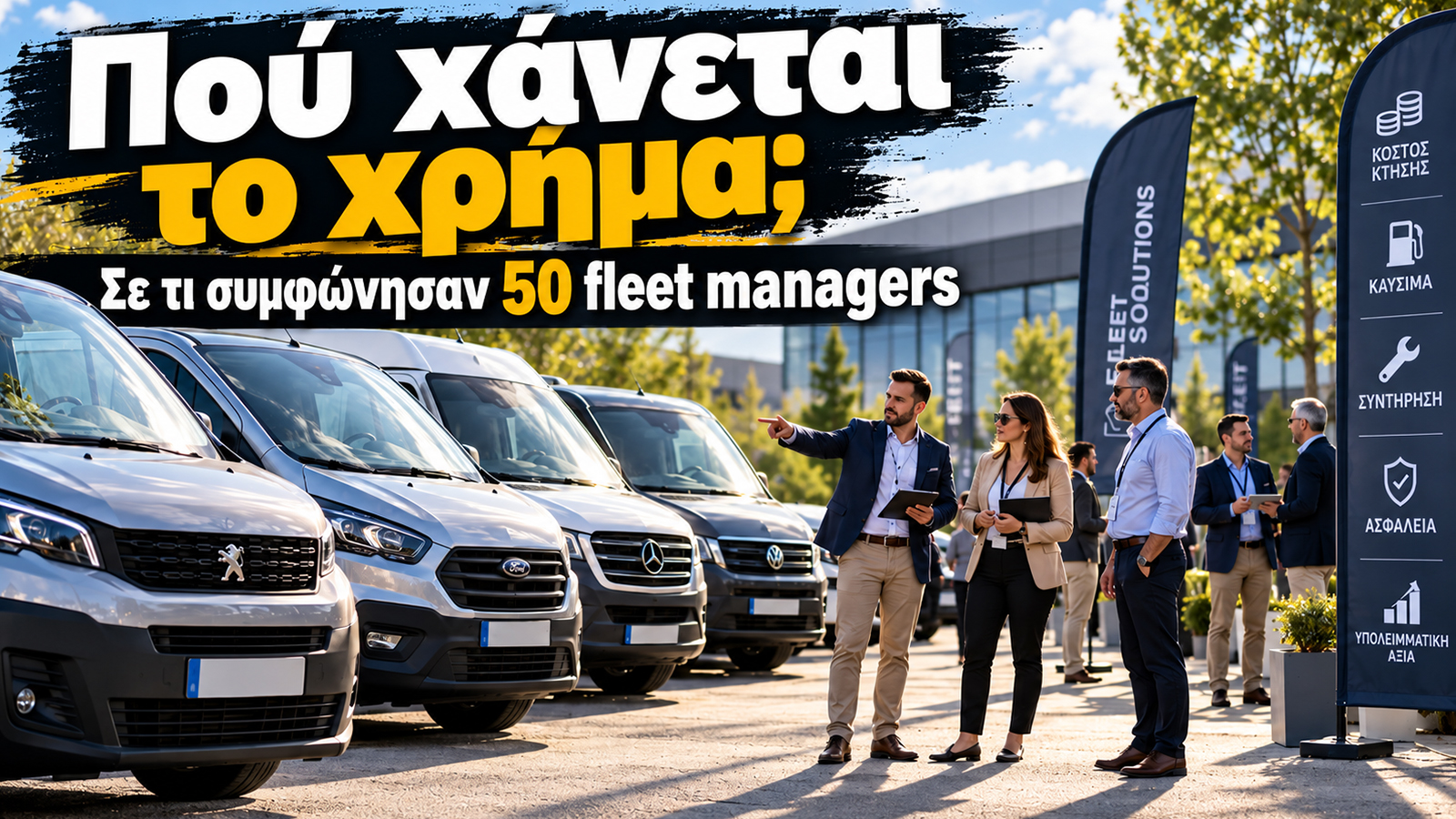 50 fleet managers δοκίμασαν 37 οχήματα και η κουβέντα πήγε γρήγορα από τα μοντέλα στο πραγματικό κόστος του στόλου. 50 fleet managers δοκίμασαν 37 οχήματα και η κουβέντα πήγε γρήγορα από τα μοντέλα στο πραγματικό κόστος του στόλου.