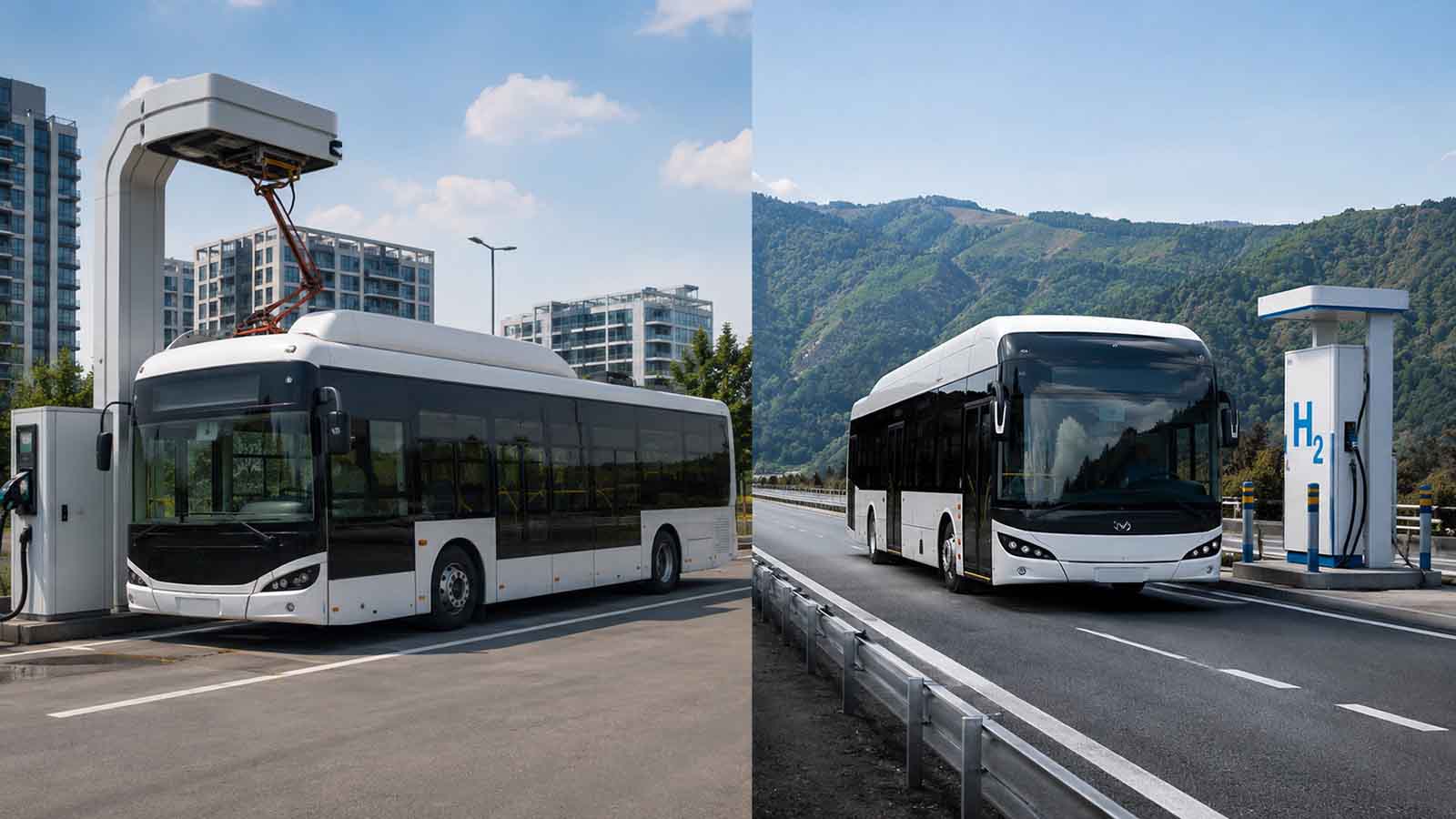 Έρευνα: Βάζουν τα υδρογονοκίνητα λεωφορεία… φρένο στα ηλεκτρικά; Έρευνα: Βάζουν τα υδρογονοκίνητα λεωφορεία… φρένο στα ηλεκτρικά;