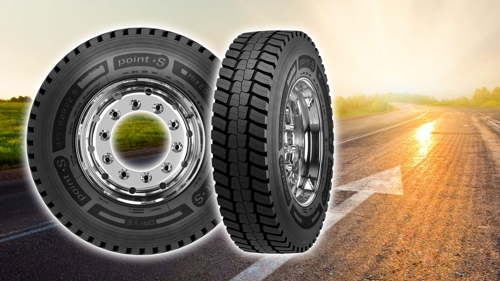 Όλα τα ελαστικά της Point S είναι κατάλληλα για μικτές εφαρμογές ή για περιφερειακές μεταφορές, ενώ κατασκευάζονται σε εργοστάσια στην Πολωνία & την Τουρκία.