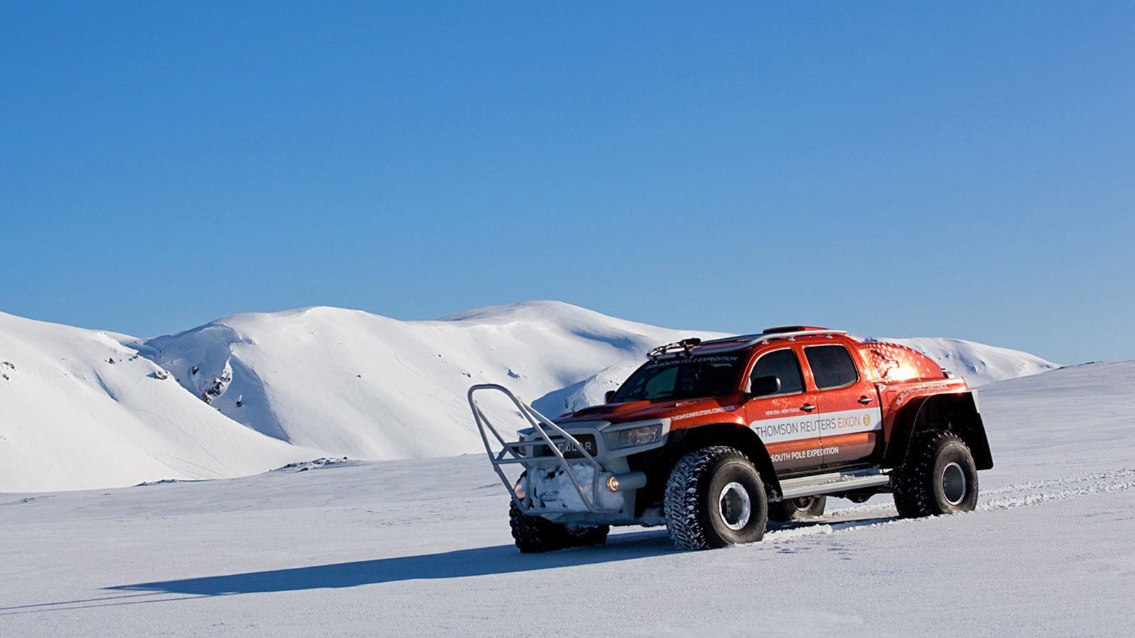 Το Polar TRV δια χειρός Arctic Trucks δοκιμάζεται στην Ισλανδία.