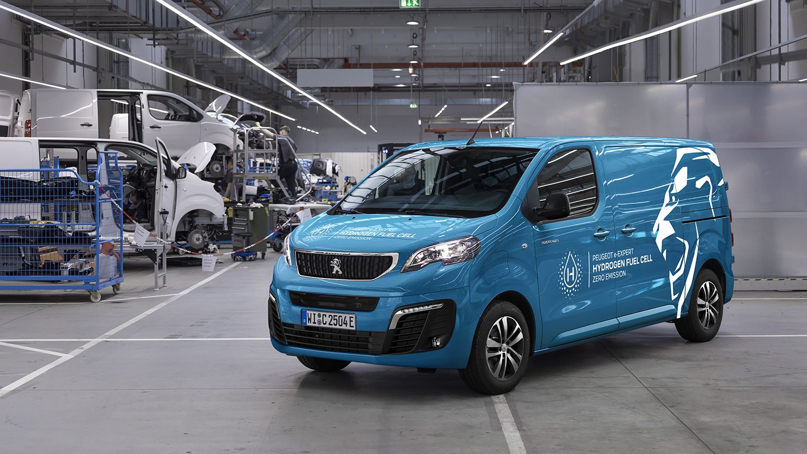 Το e-Expert Hydrogen είναι το πρώτο όχημα υδρογόνου (κυψελών καυσίμου) που θα παράξει η Peugeot.