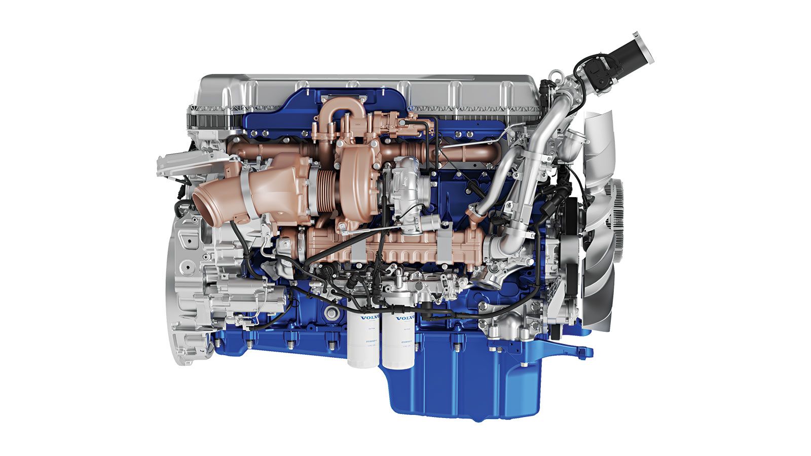 Χάρη στο σύστημα «Turbo Compound» και πολλαπλές δομικές αναβαθμίσεις, ο νέος κινητήρας D13 της Volvo προσφέρει μείωση της κατανάλωσης έως και κατά 10%.