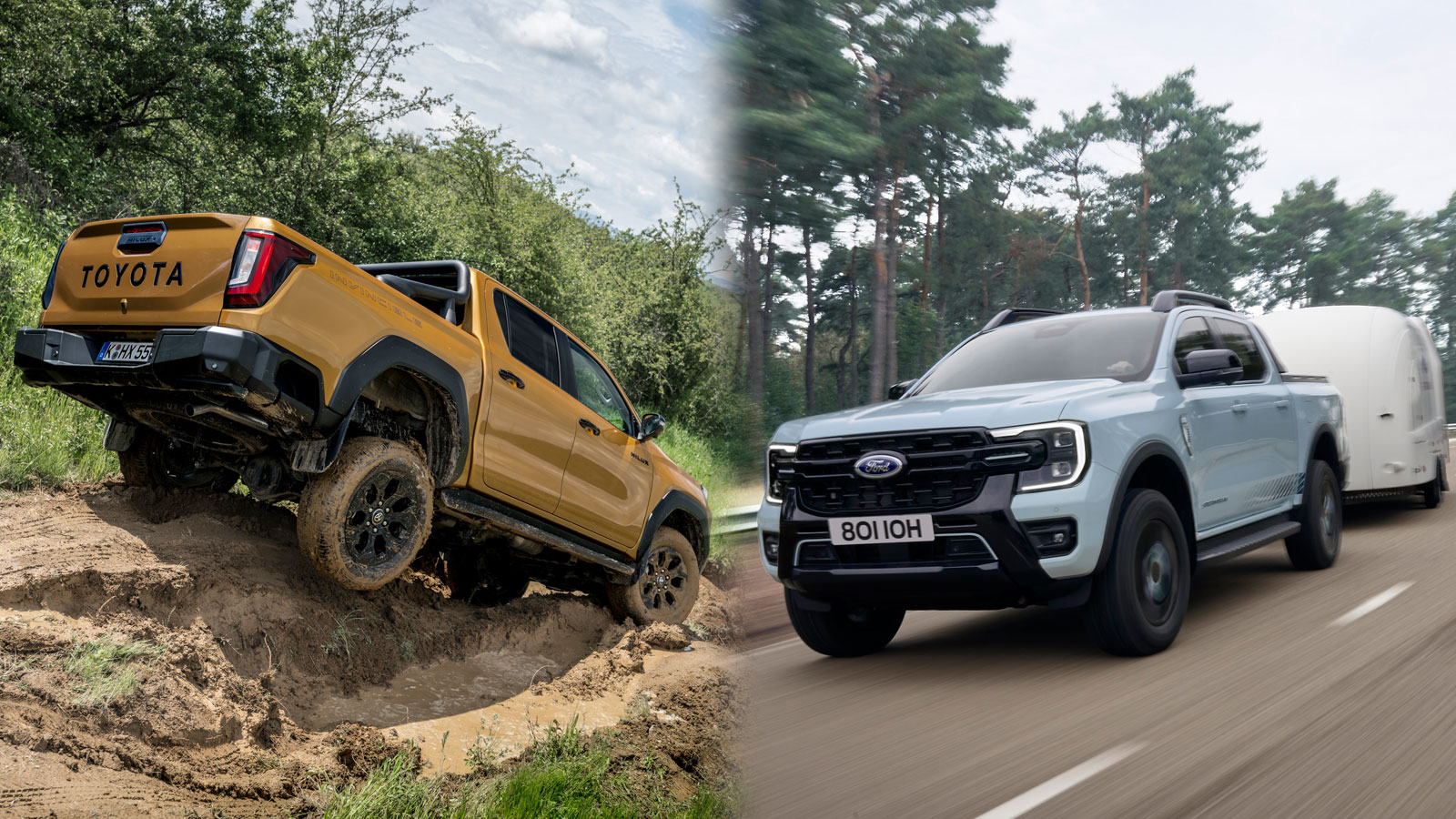 Με ελκτική ικανότητα έως 3,5t. τα Ranger PHEV & Hilux Hybrid δεν θέτουν περιορισμούς στα φορτία που μπορούν να μεταφέρουν.  
