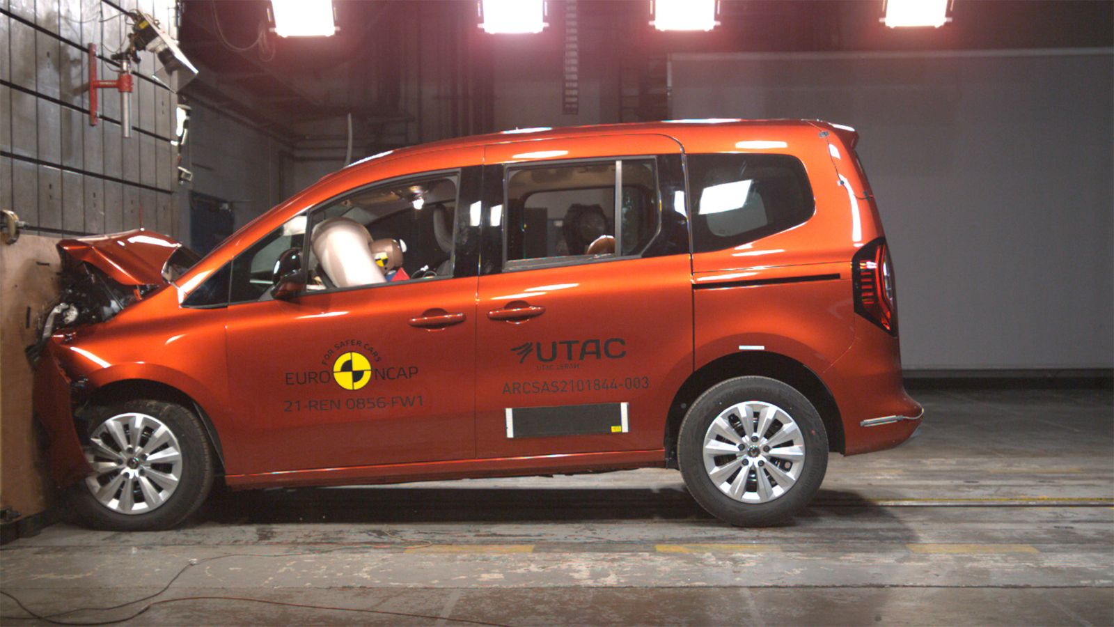 To Nissan Townstar μοιράζεται τη βαθμολογία του με το Renault Kangoo, με το οποίο έχει στενότατο βαθμό συγγένειας.