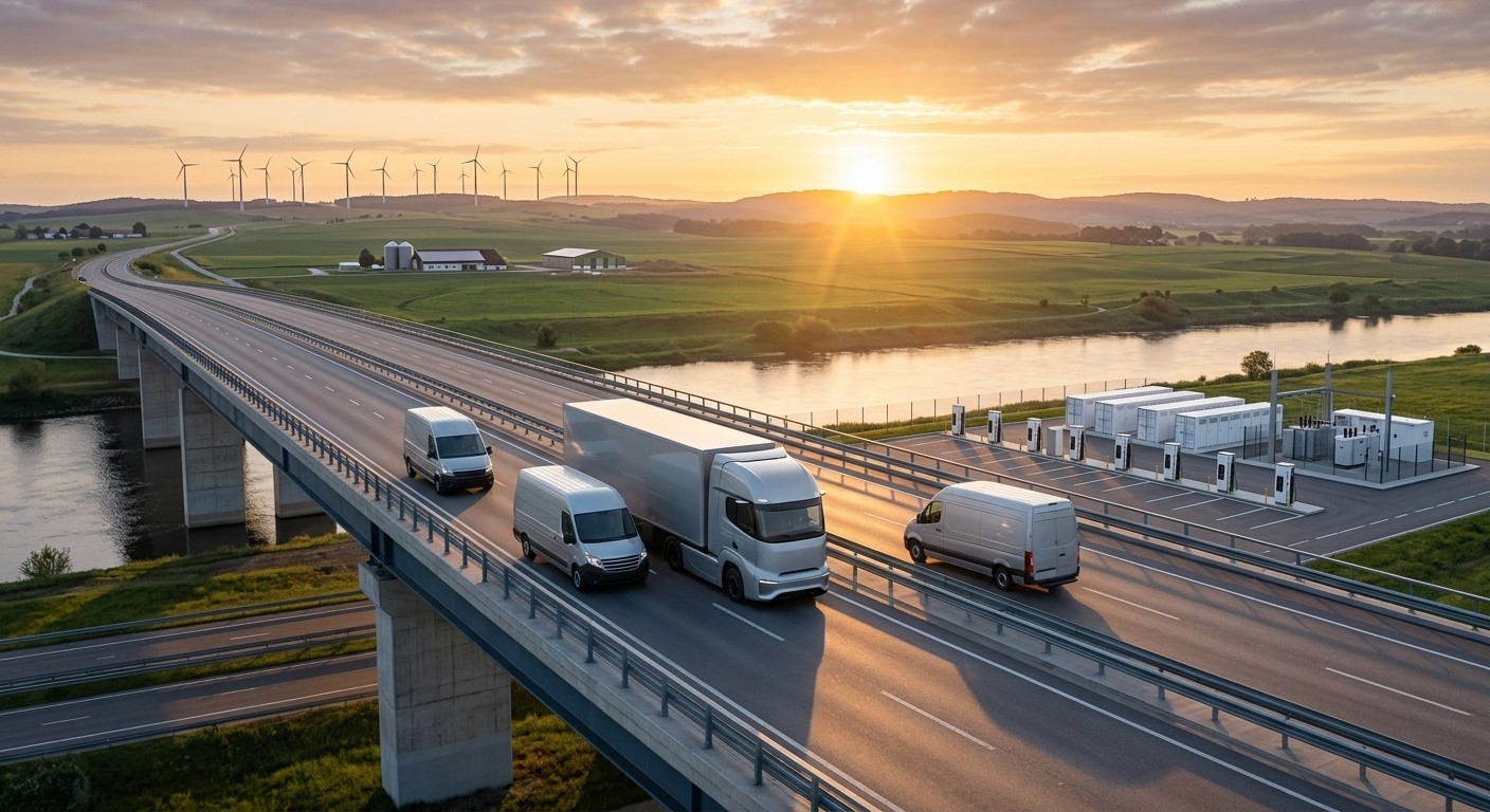 Η ηλεκτροκίνηση φορτηγών και vans συνδέει τις ευρωπαϊκές μεταφορές με τις υποδομές φόρτισης και την καθαρή ενέργεια.