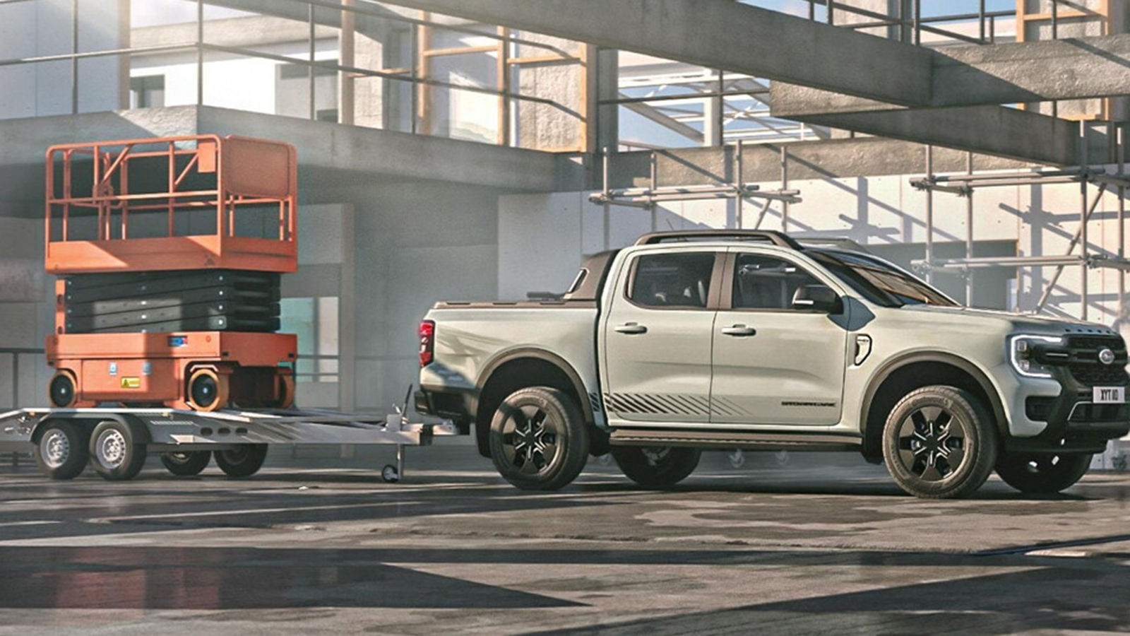 Τη Plug-In Hybrid έκδοση του Ford Ranger μπορεί να έλξει φορτία βάρους έως 3,5t. Τη Plug-In Hybrid έκδοση του Ford Ranger μπορεί να έλξει φορτία βάρους έως 3,5t.