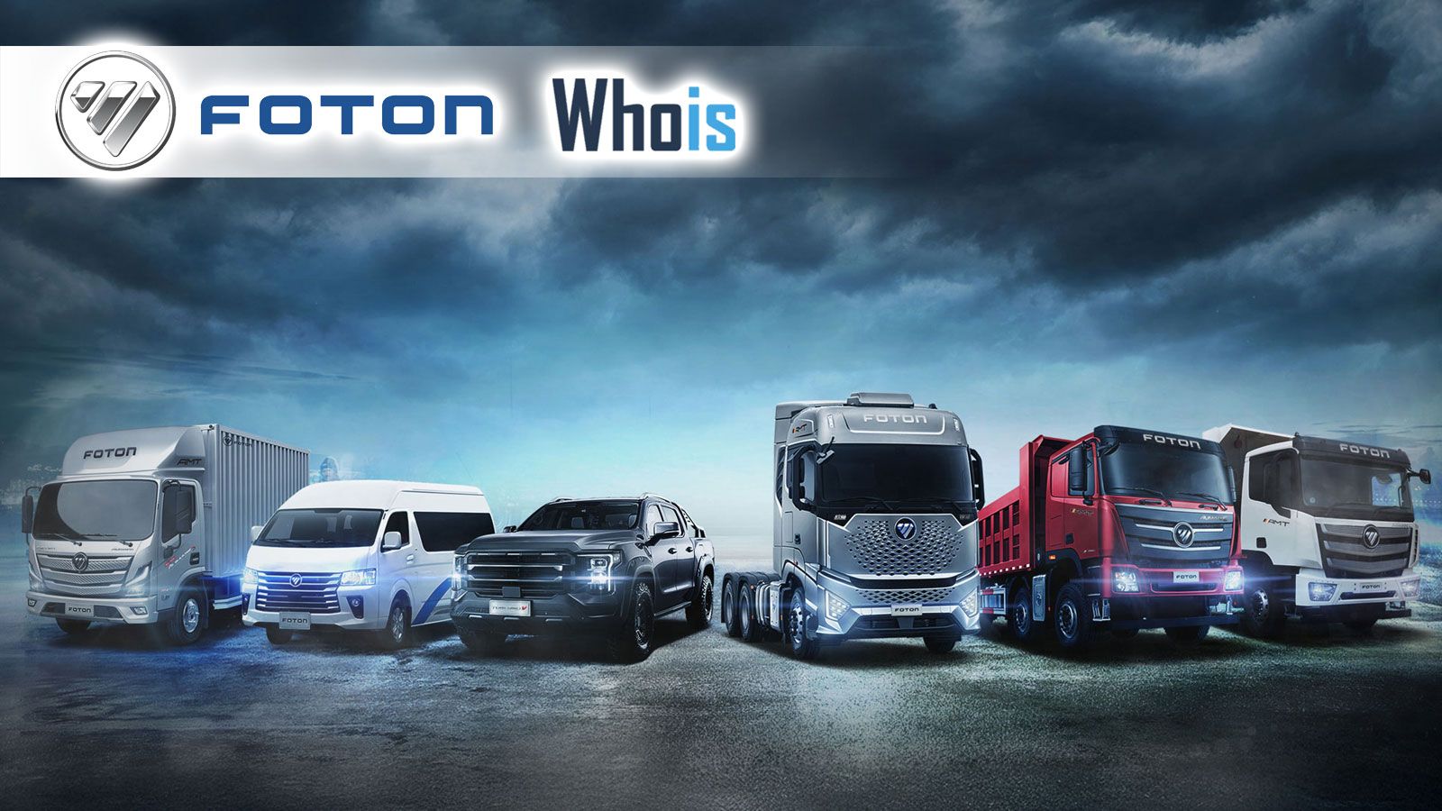 H γκάμα της Foton στα επαγγελματικά οχήματα περιλαμβάνει από Vans & Pick-Ups έως φορτηγά και λεωφορεία όλων των τύπων.
