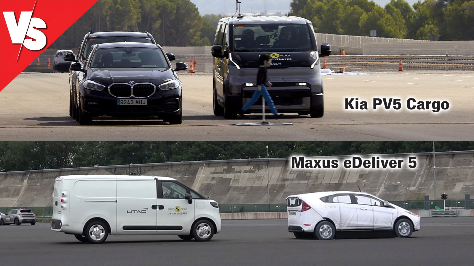 Τόσο το e-Van της Kia όσο και ο αντίστοιχος εκπρόσωπος της Maxus στα Μικρά Vans, έχουν αποσπάσει βαθμολογία 5 αστέρων στις δοκιμές του Euro NCAP. Τόσο το e-Van της Kia όσο και ο αντίστοιχος εκπρόσωπος της Maxus στα Μικρά Vans, έχουν αποσπάσει βαθμολογία 5 αστέρων στις δοκιμές του Euro NCAP.