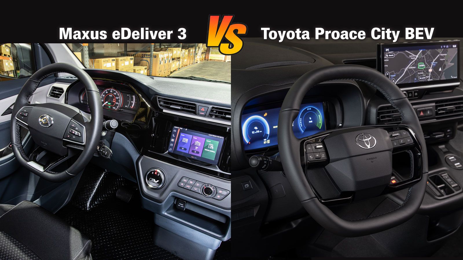 Τα Maxus eDeliver 3 & Toyota Proace City BEV προσφέρονται με Leasing 4ετίας λιγότερο από το 60% της λιανικής τους. 