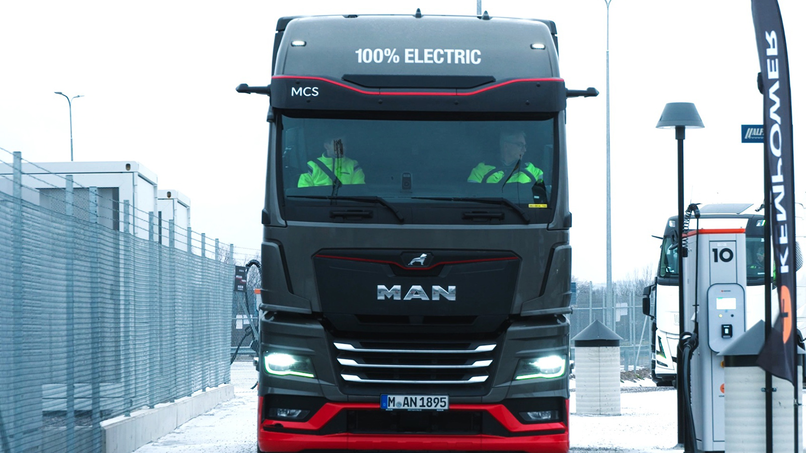 Το MAN eTGX φορτίζει με ισχύ 750 kW στον παγετό!