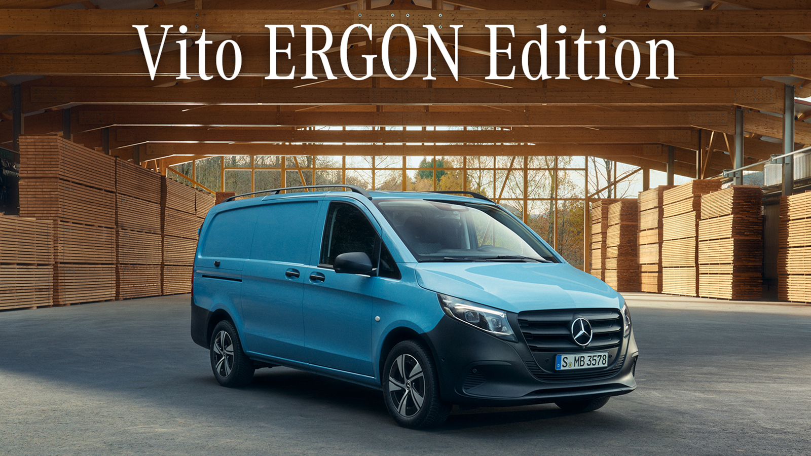 Οι εκδόσεις Mercedes-Benz Vito ERGON edition είναι διαθέσιμες με προνομιακή τιμή αγοράς για ετοιμοπαράδοτα οχήματα. 