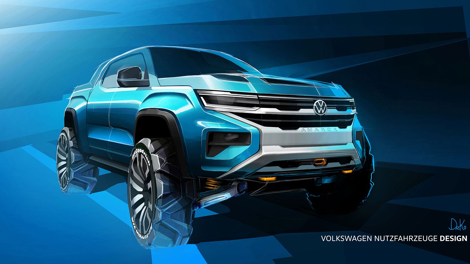 Αυτά είναι τα πρώτα σκίτσα του νέου VW Amarok προ-παραγωγής, με το νέο Pick-Up να αναμένεται το προσεχές καλοκαίρι με Premium χαρακτηριστικά.