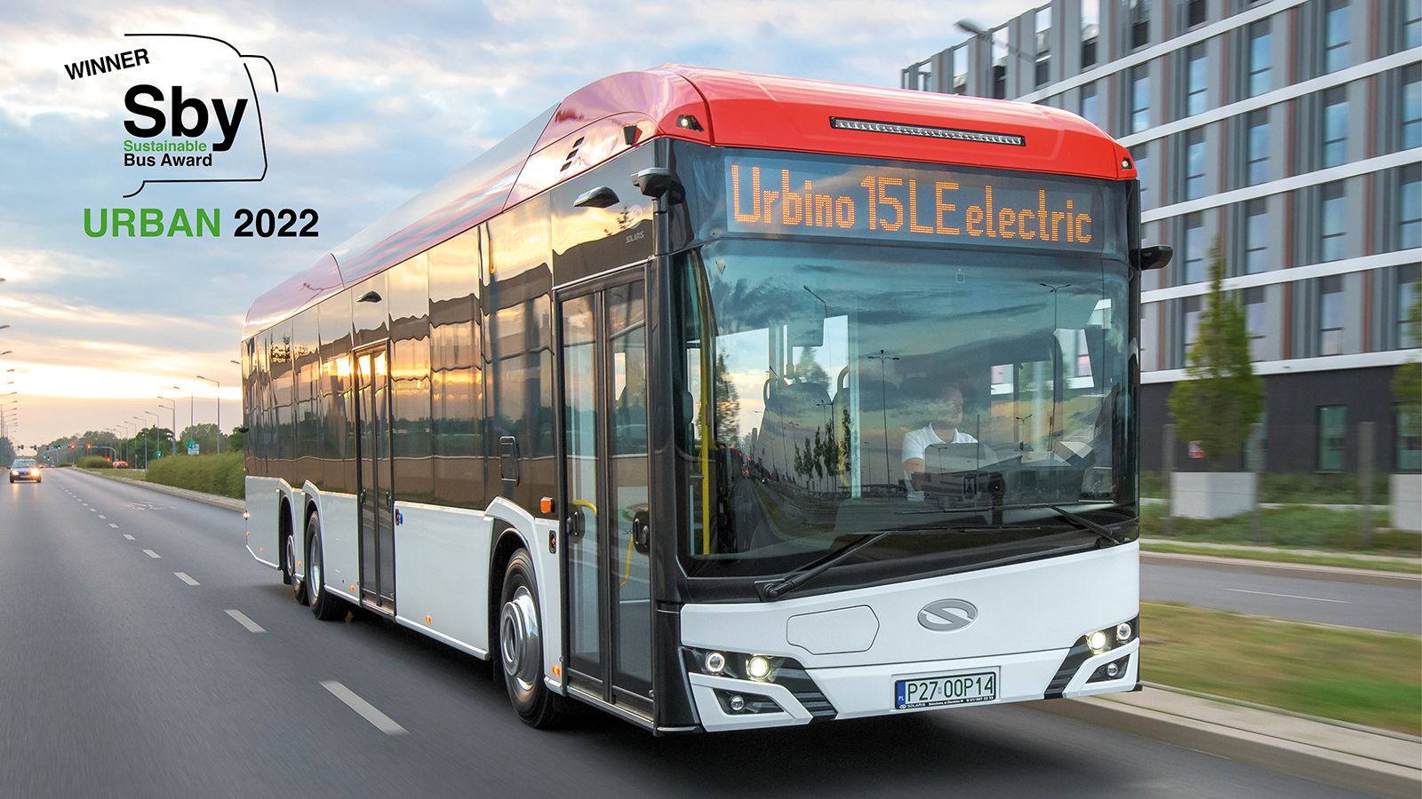 Τον επίζηλο τίτλο «Βιώσιμο Λεωφορείο της Χρονιάς» απέσπασε το τριαξονικό ηλεκτρικό Solaris Urbino 15 LE των 15 μέτρων.