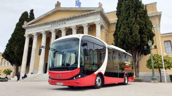  «Ήρθε» το 1ο ηλεκτροκίνητο λεωφορείο BYD