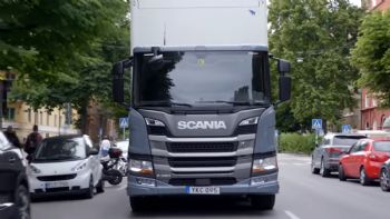 Τα νέα υβριδικά φορτηγά της Scania (vid)