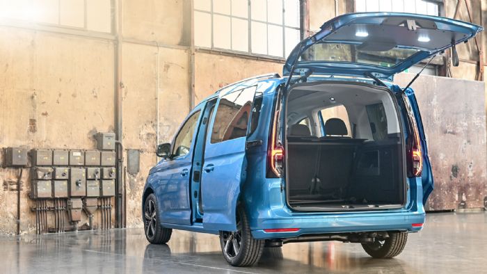 Προεξάρχον χαρακτηριστικό του νέου VW Caddy είναι το ευπροσάρμοστο, πολυχρηστικό εσωτερικό του.