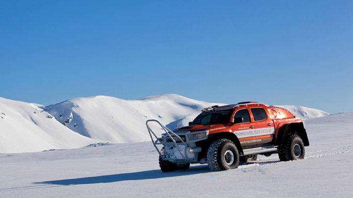 Το Polar TRV δια χειρός Arctic Trucks δοκιμάζεται στην Ισλανδία.