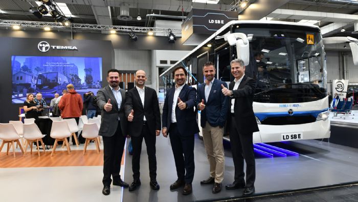 H Temsa παρουσίασε στην IAA Transportation 2022 το πρώτο ηλεκτρικό τουριστικό λεωφορείο στην ΕΕ, με αυτονομία έως 350 km και ηλεκτροκινητήρα απόδοσης 340 hp.