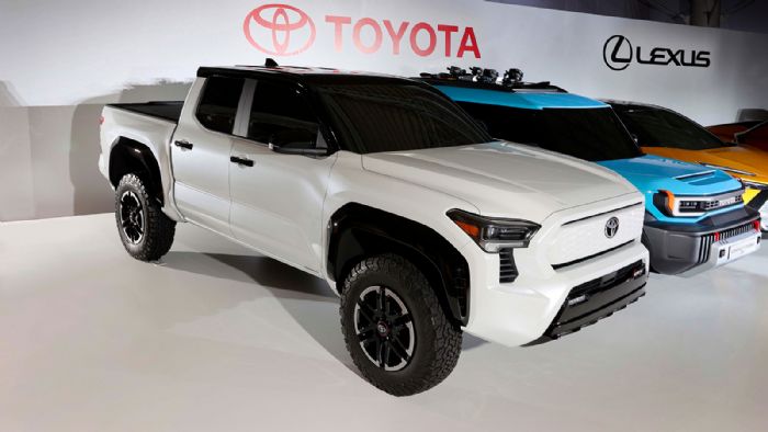 Κοντά στις διαστάσεις του Hilux και με αισθητική επηρεασμένη από το μεγαλύτερο Tundra, το πρωτότυπο ηλεκτρικό pick-up της Toyota.