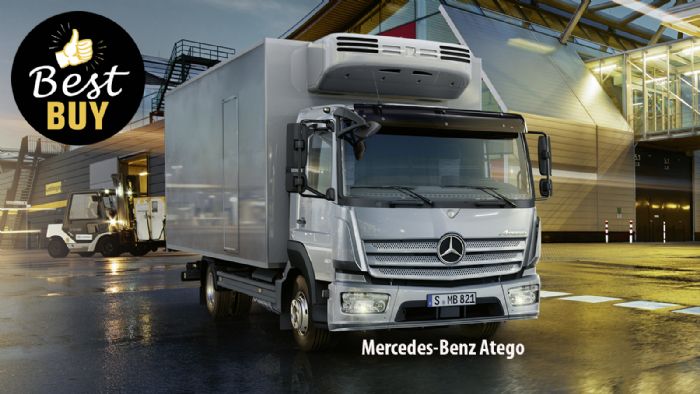 Ιδανικό για αστικές και εθνικές μεταφορές και παραδόσεις κρεάτων, είναι το Mercedes-Benz Atego, εφοδιασμένο με ψυκτικό θάλαμο.