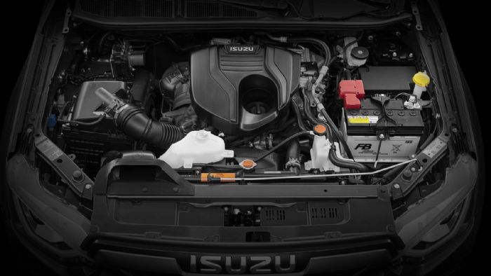 Ο αποδοτικός και αθόρυβος πετρελαιοκινητήρας των 1,9 λτ. της Isuzu φέρει πολλαπλές δομικές αναβαθμίσεις και ηλεκτρονικά ελεγχόμενο turbo.