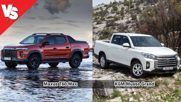 KGM Musso Grand vs Maxus T60 Max: Τα νέα Pick-Ups της πιάτσας! Νεα PRO.Autotriti.gr