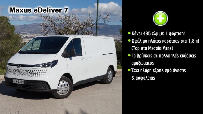 eDeliver 7: Πόσο καλό είναι το ΝΕΟ Μεσαίο e-Van της Maxus; Νεα PRO.Autotriti.gr