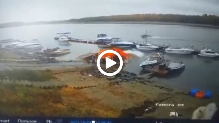 Φορτηγό κάνει μπουρμπουλήθρες