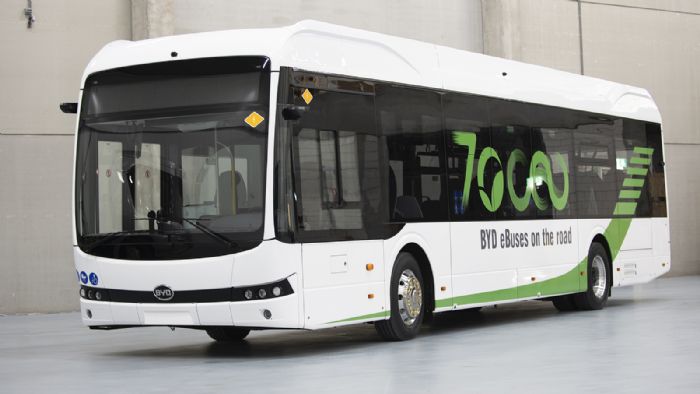 Η BYD παρουσίασε μεταξύ άλλων και ένα νέο 12μετρο ηλεκτρικό λεωφορείο στην πρόσφατη ΙΑΑ 2022. 