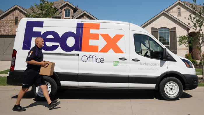 Δέκα ηλεκτρικά Ford E-Transit δοκιμάζει η FedEx στις ταχυμεταφορές  9 αγορών των ΗΠΑ.