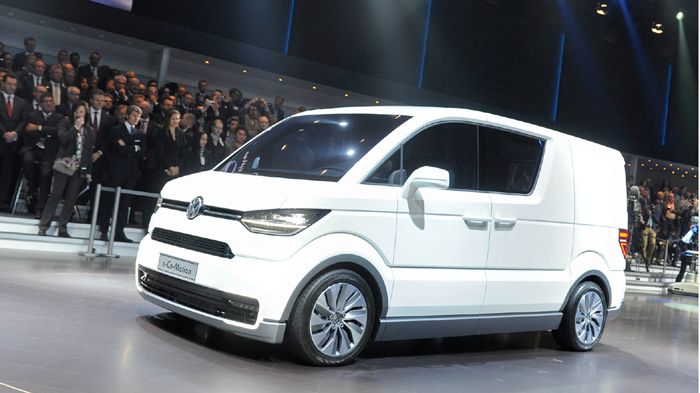 Στην Διεθνή Έκθεση της Γενεύης, η VW παρουσιάζει ένα ηλεκτροκίνητο ελαφρύ επαγγελματικό πρωτότυπο, το e-Co-Motion Concept. 