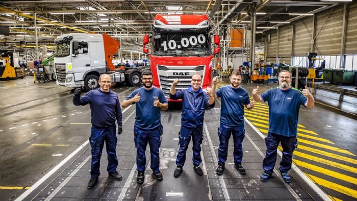 Σημαντικό ορόσημο παραγωγής για την DAF Trucks, χάρη στα νέας γενιάς βαρέα φορτηγά που λάνσαρε πέρυσι.