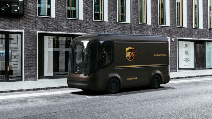 H εταιρεία UPS ανακοίνωσε πως προχώρησε στην παραγγελία 10.000 ηλεκτροκίνητων Vans από την εταιρεία Arrival, τα οποία θα παραδοθούν σταδιακά μέσα στο διάστημα 2020 – 2024.