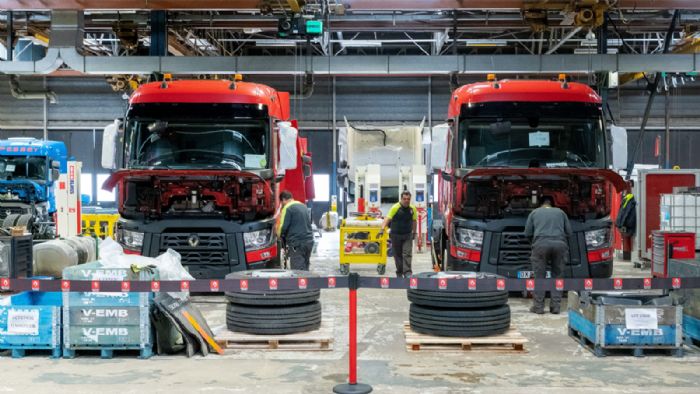 Νέο εργοστάσιο ανακύκλωσης παλιών φορτηγών δημιούργησε η Renault Trucks στη Λυών της Γαλλίας.