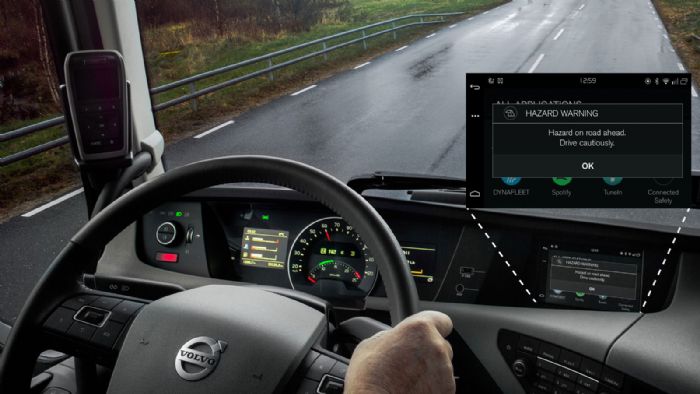 Φορτηγά και αυτοκίνητα της Volvo θα μπορούν πλέον να επικοινωνούν με απώτερο σκοπό την μέγιστη οδική ασφάλεια.