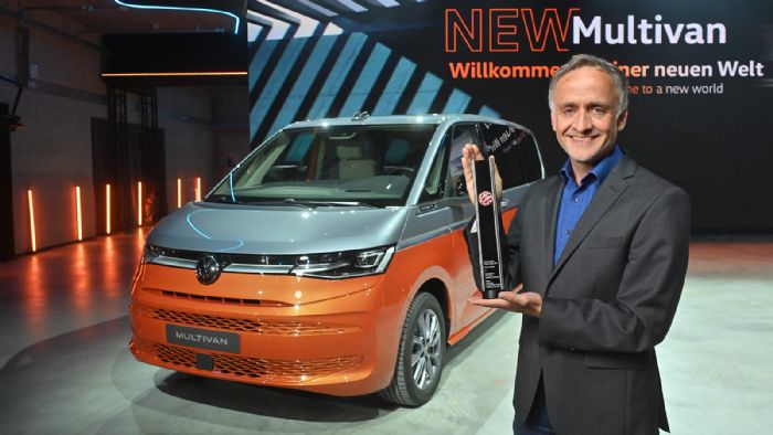 Βραβείο σχεδίασης για το νέο VW Multivan