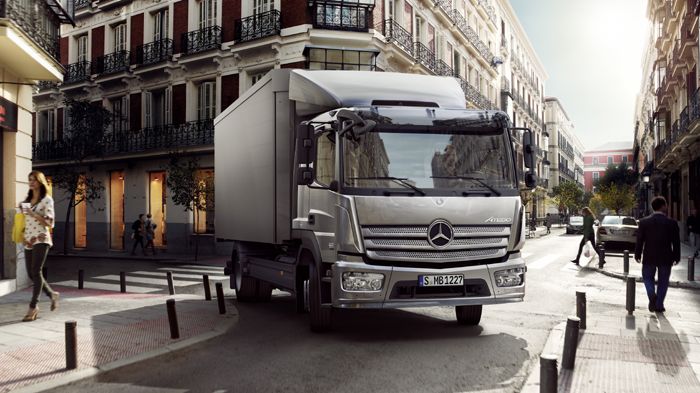 Το νέο Atego στοχεύει να ενισχύσει τη θέση του στην κατηγορία των ελαφρών φορτηγών. 